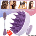 Silicone Shampoo Brush Clean The Scalp & Silicone Double Head Mask Brush